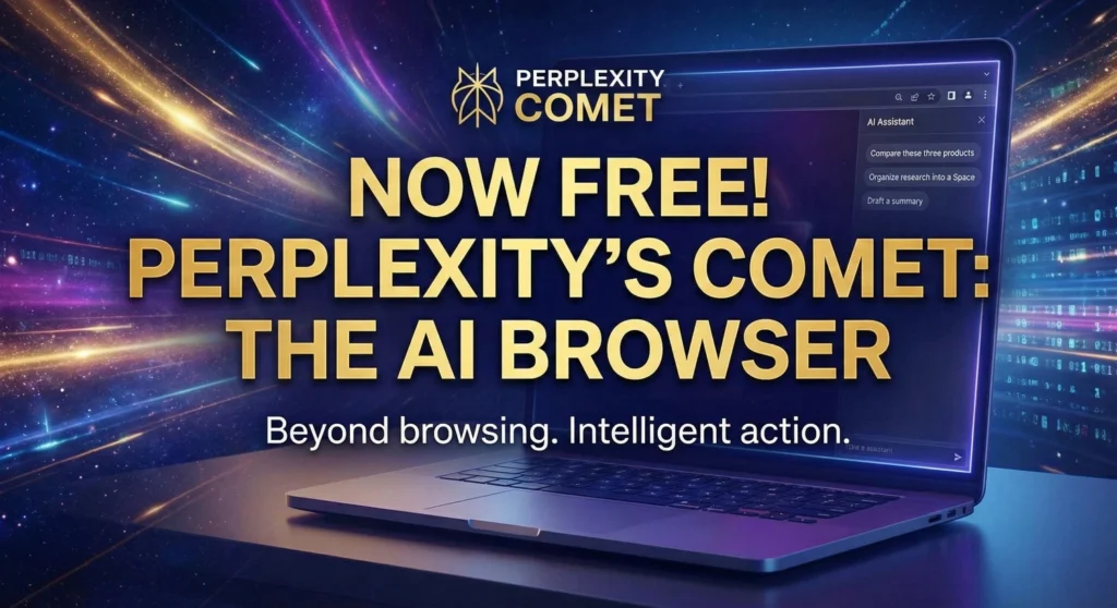 Perplexity’s Comet, The AI Browser, Is Now FREE