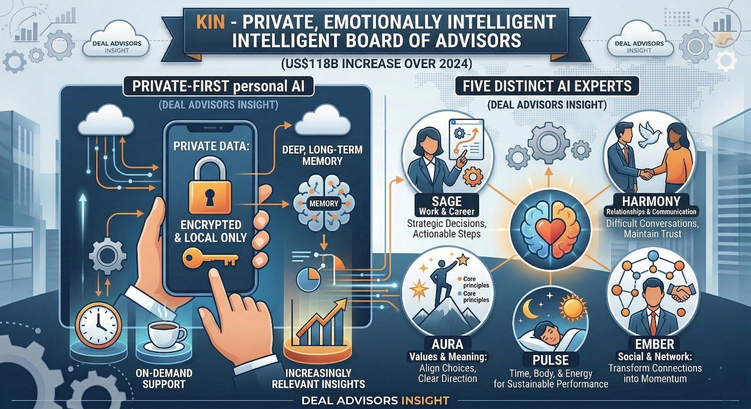 Kin – Your Private, Emotionally Intelligent Board of Advisors