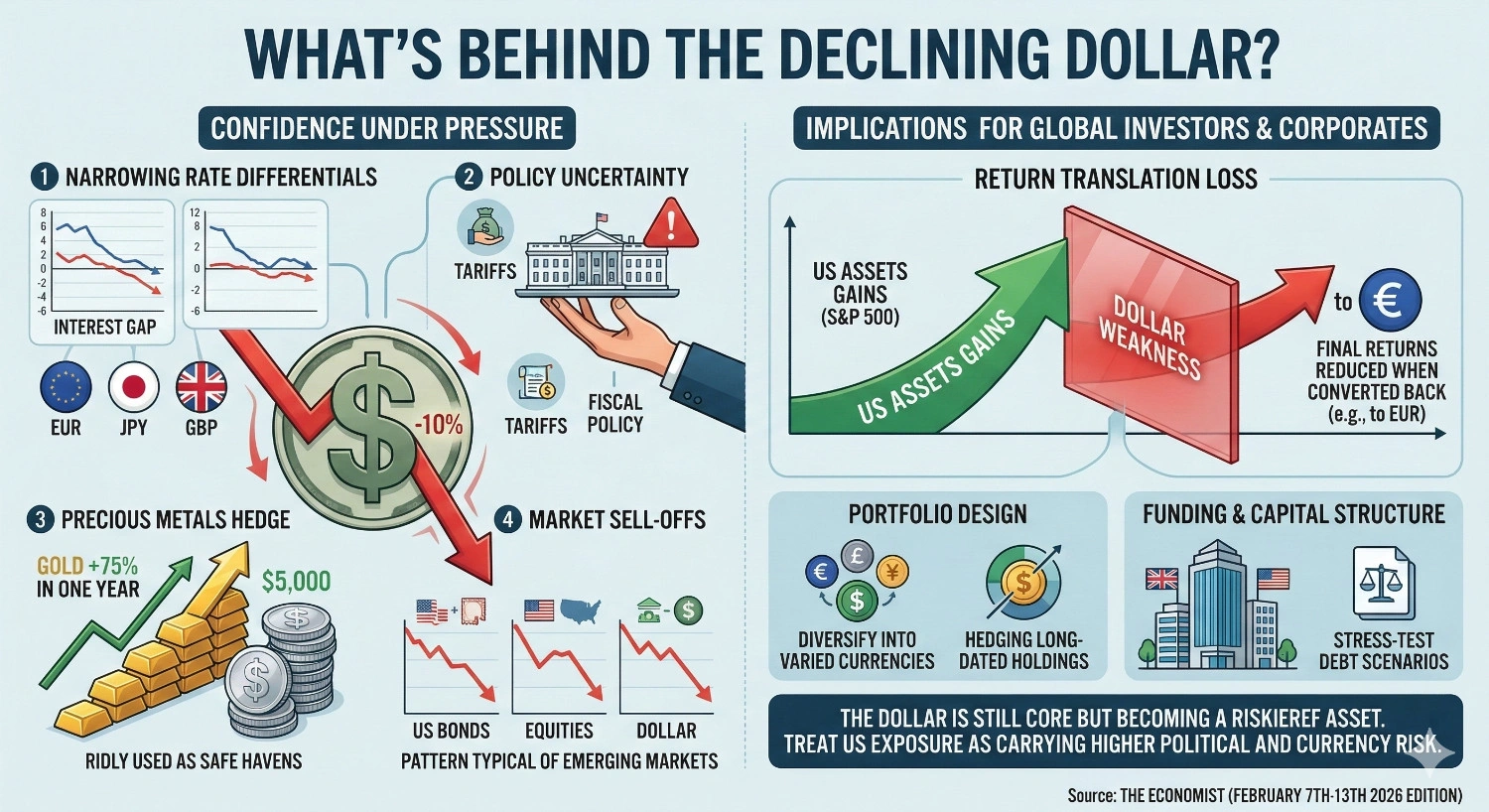What’s Behind the Declining Dollar?