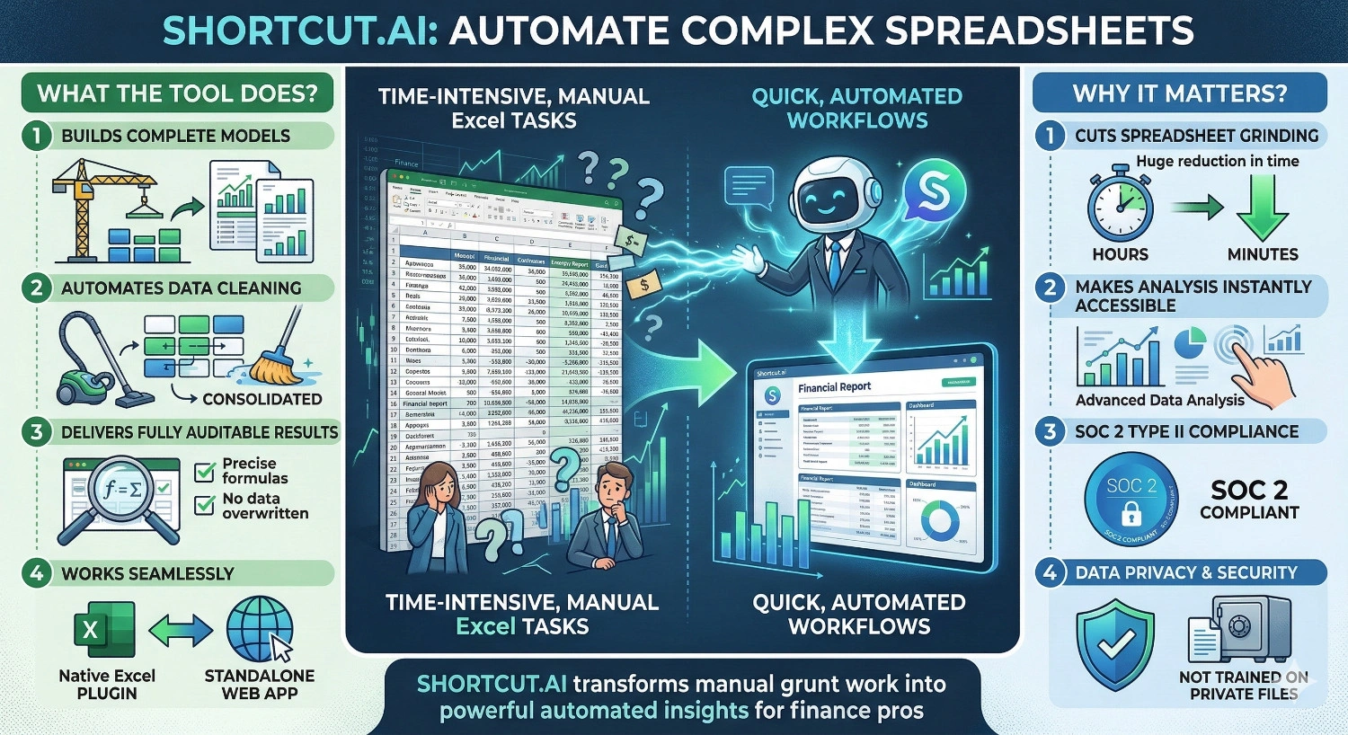 Shortcut.ai: Automate Complex Spreadsheets